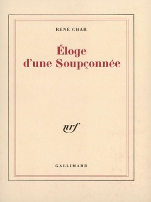 cover image of Éloge d'une Soupçonnée